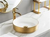 כיור #61 צהוב כסף