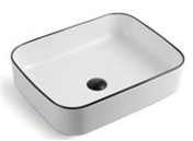 כיור #67 לבן שחור