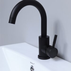 ברז שחור מעוגל